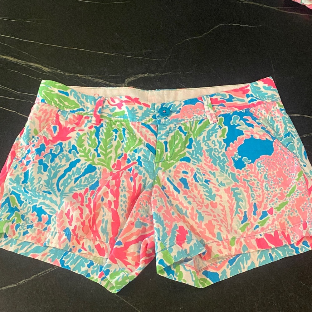 Lilly Pulitzer Callahan shorts-size 10